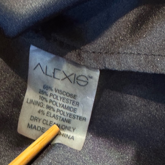 ALEXIS Rajani Black Sheer Details White Contrast Stitching Textured Mini Dress S - Picture 8 of 16